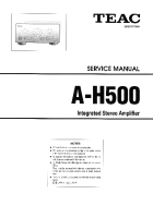 Teac A-H500-Service-Manual 